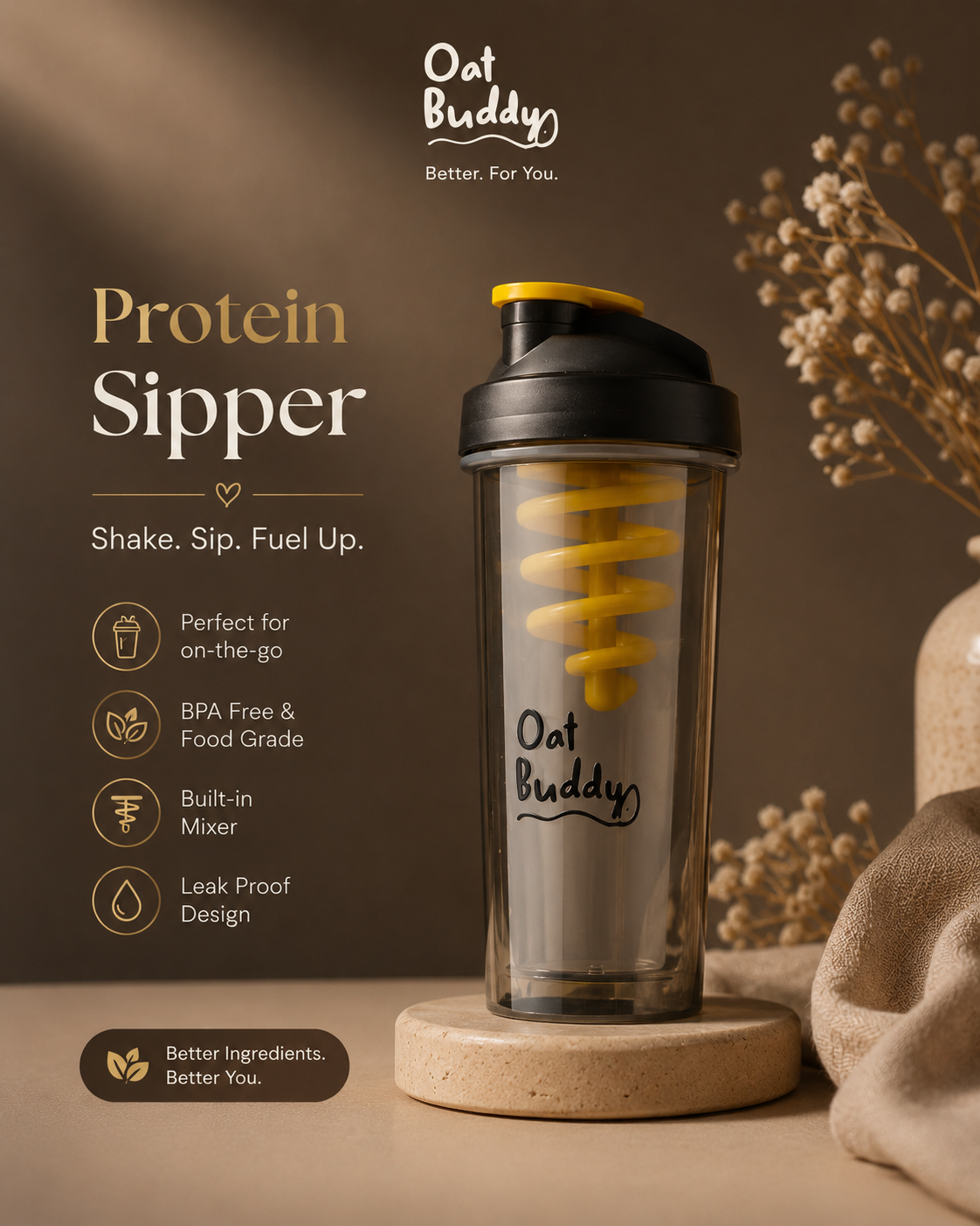 OatBuddy Protein Sipper