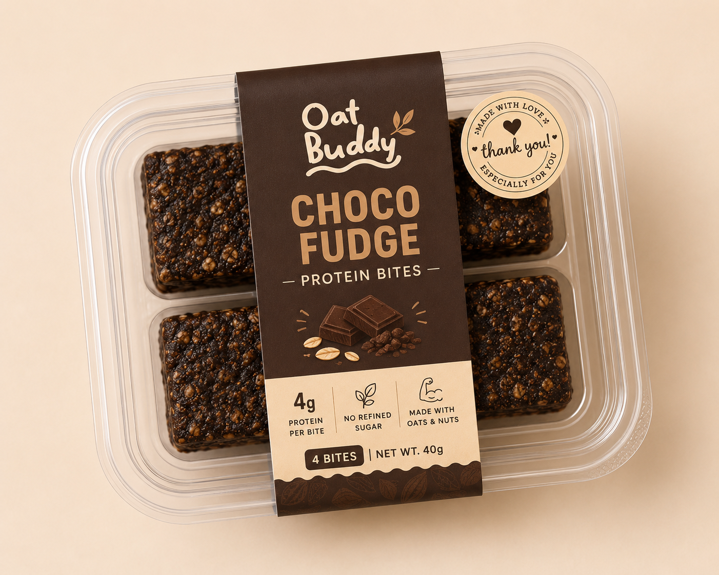 Choco Fudge Protein Bites packshot