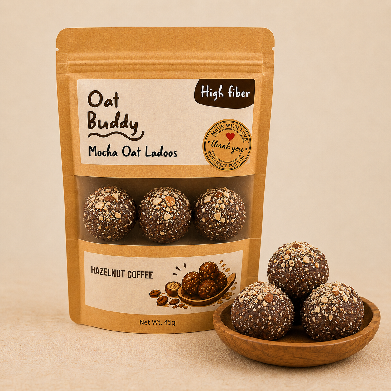 Mocha Oat Ladoos packshot